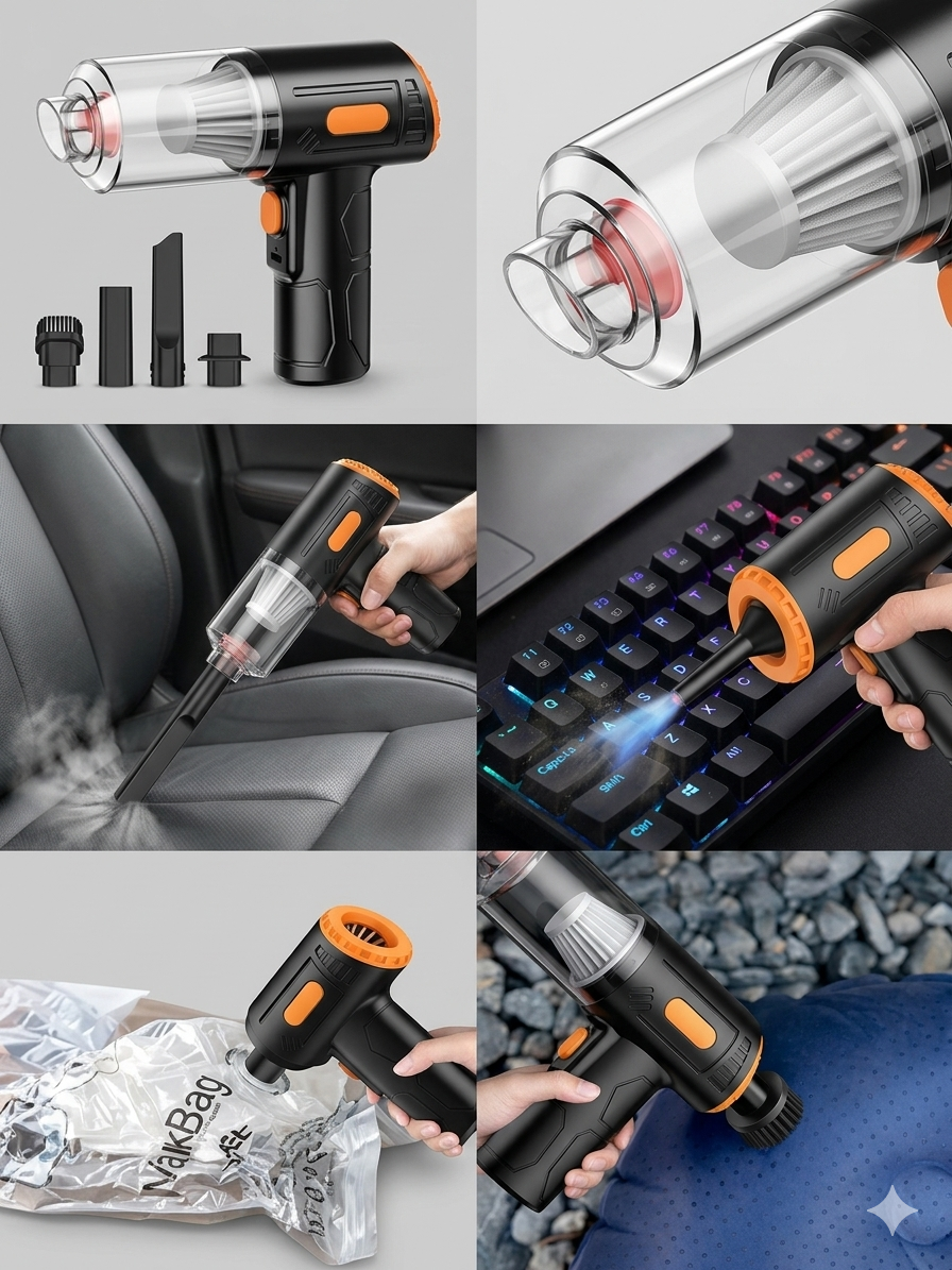 مكنسة كهربائية محمولة